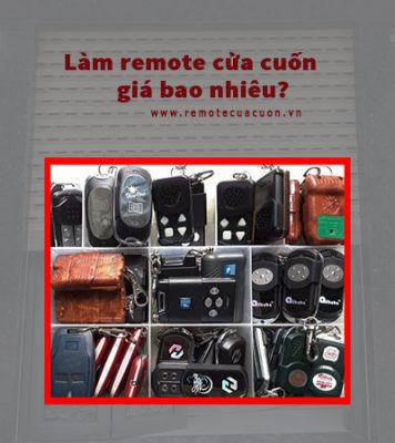 Lam Remote Cua Cuon Gia Bao Nhieu Tien